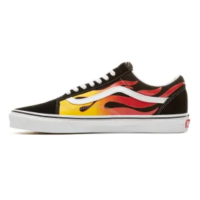 Vans Old Skool Flame VN0A38G1PHN1 Men's Black Low Top Skateboard Shoes C1783