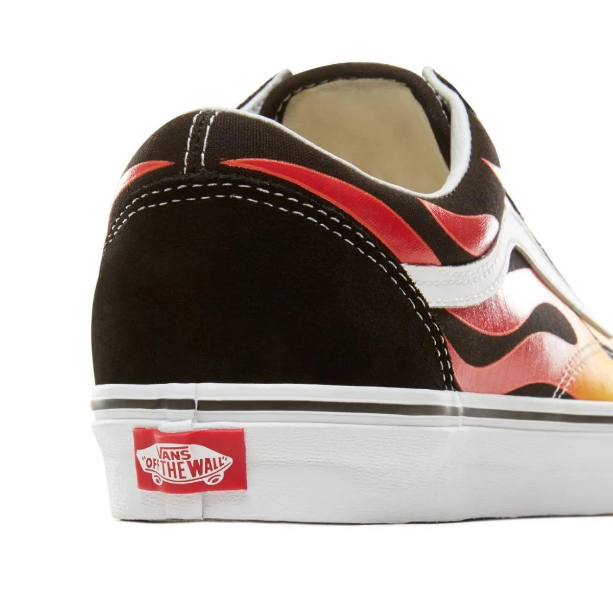 Vans Old Skool Flame VN0A38G1PHN1 Men's Black Low Top Skateboard Shoes C1783