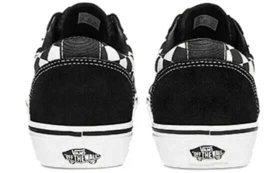 Vans Ward VN0A38DMPVJ Mens Black White Checkered Low Top Skateboard Shoes KHO279