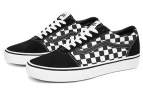Vans Ward VN0A38DMPVJ Mens Black White Checkered Low Top Skateboard Shoes KHO279