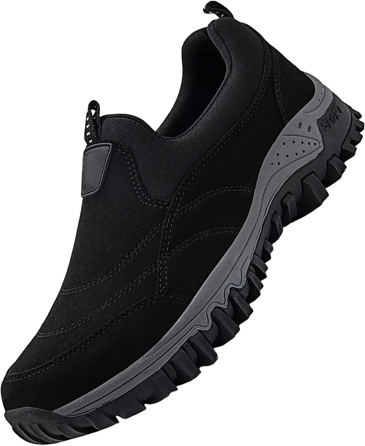 Winter Boots Men's Lined Warm Snow Shoes Width Winter Shoes Snow Boots Outdoor Hiking Lightweight Boots