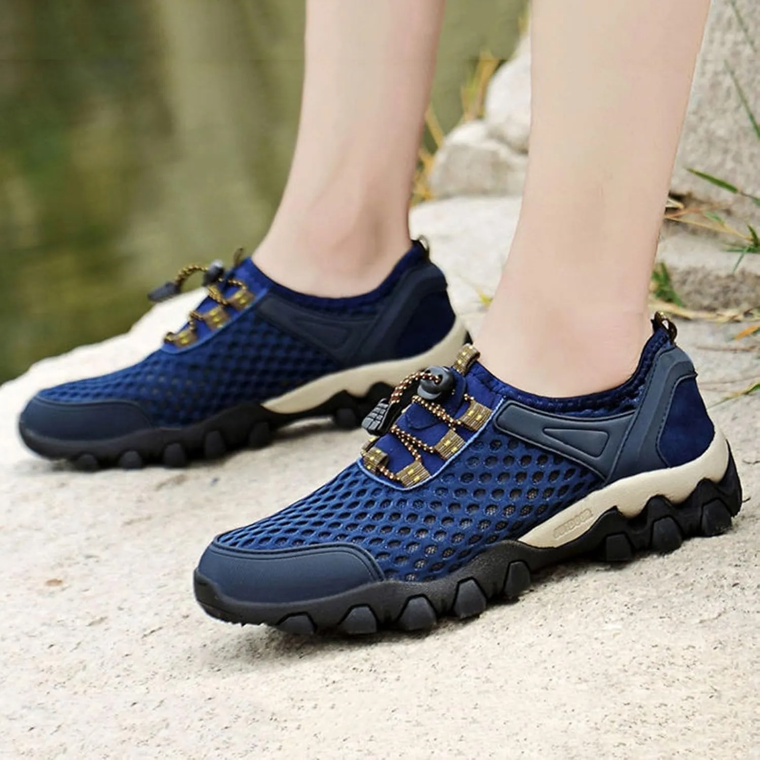 Women's Woven Orthopedic Breathable Soft Shoes Mens Tennis Shoes Lightweight White Casual Shoes White Platform Sneakers Slip On Tennis Shoe Casual Loafers